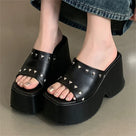 Vein Glow Wedges Sandals