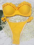 Ruffle Detail Beachwear Two-Piece