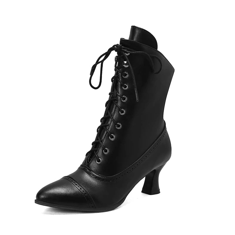 Iron Rose Ankle Boots