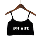Casual Letter Print Crop Top