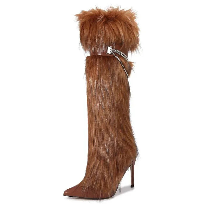 Loud Kiss Knee-High Boots