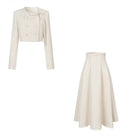 Binary Heartbeat Skirt Set