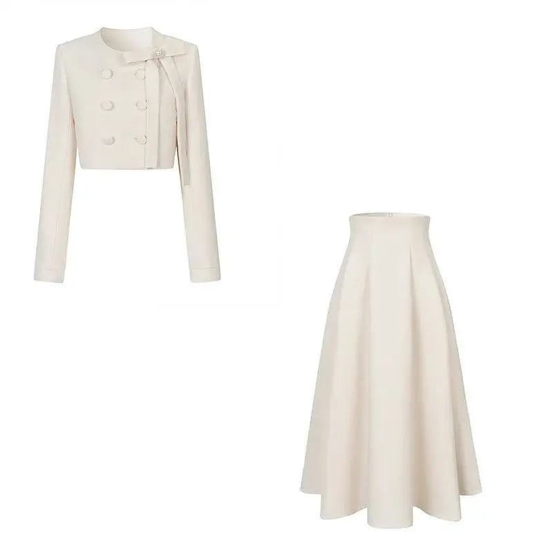 Binary Heartbeat Skirt Set