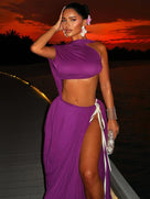 Golden Stillness Maxi Dress