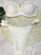 Ruffle Detail Beachwear Two-Piece