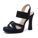 Sleeping in Blood City Chunky Heels