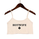Casual Letter Print Crop Top