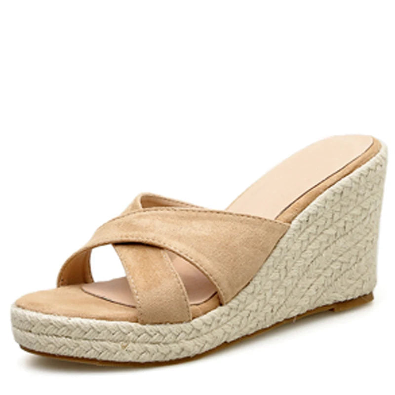 She Kept Walking Wedges Sandals