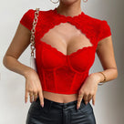 Cloud Nine Lace Crop Top