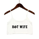 Casual Letter Print Crop Top
