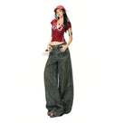 Wide Leg Loose Fit Denim Jeans