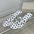Polka Dot Wedges Heels Sandals