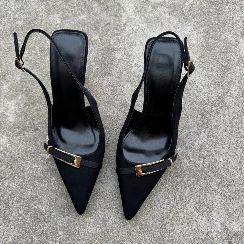 Elegant Pointed Toe Slingback Shoes