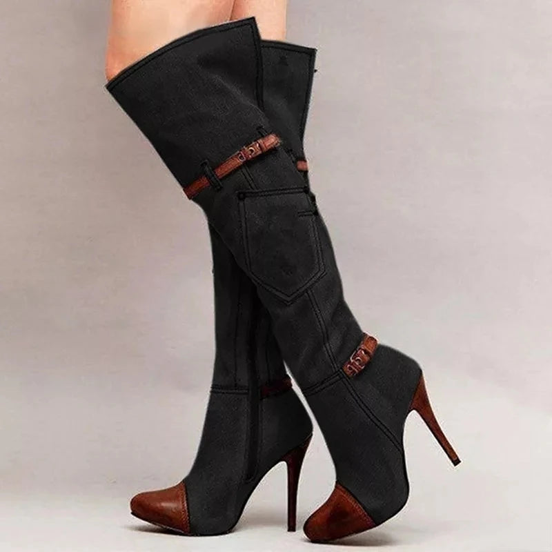 Here Comes the Sun Knee-High Boots