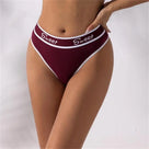 Activewear Letter Band Thong