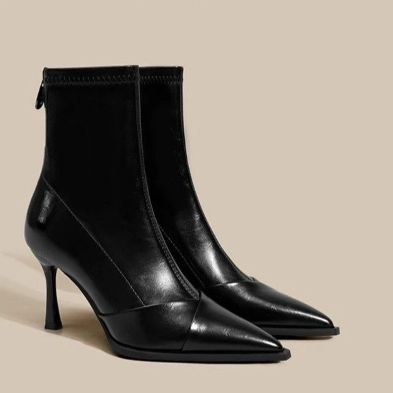 Fire Under Silk Mid-Calf Boots