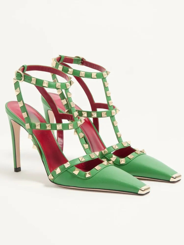Square Headed Top Rivet Pump Shoes