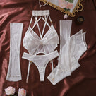 White Sheer Daring Teddies