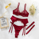 Lace Satin Belly Belt Lingerie