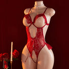 Lace Hollow Out Crotchless Teddies