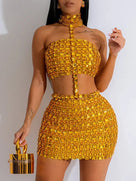 Hand On My Lips Mini Dress