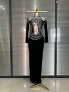 Nightfall Fever Fit Long Dress