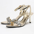 Crowned by Fire Heels Sandals
