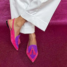 Pointy Toe Tassels Slingback Flat Shoes
