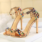 Clearly A Stud Rainbow Heeled Sandal