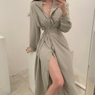 Watch Me Walk Away Midi Dress