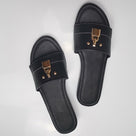 Lock Me Away Flat Sandal