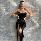 Adorable Illusion Maxi Dress