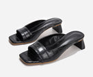 Just Don't Care Unique Print Low Heels