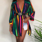 Colorfull Holiday Mini Dress