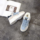 Patchwork Contrast Combination Women Chunky Sneaker