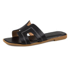 Enjoy The Leather Flat Sandal