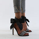 Big Bow Heeled Sandal