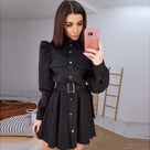 Love Drama Puff Sleeve Mini Dress