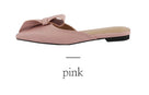 Pointed Butterfly Flat Mules Shoes