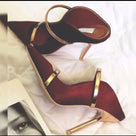 Shining Golden Ring Scarpin Shoes