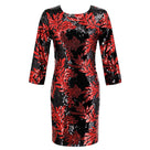 Keep On Floral Glitter Mini Dress