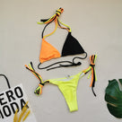 In Screaming Color Bikini