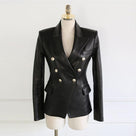 Be On Style Leather Blazer