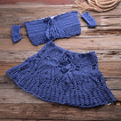 Sitting On The Dock Crochet Skirt Sets