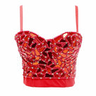 Rhinestone Eyes Crop Top